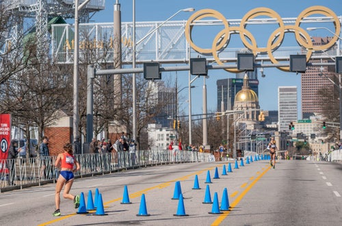 2020 Atlanta Olympic Marathon Trials Fritz Huber Outside Magazine Woman's Race Gallery Photo: Myke Hermsmeyer @mykehphoto myke.hermsmeyer@gmail.com