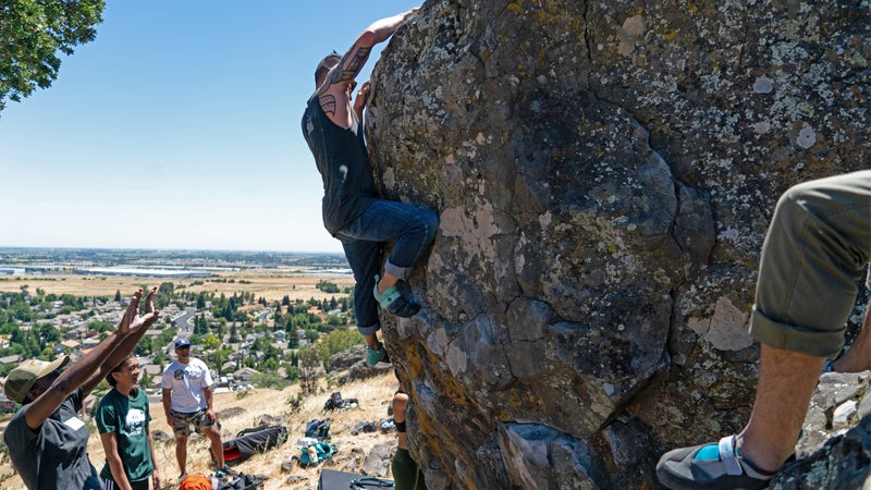 Brown Ascenders bouldering