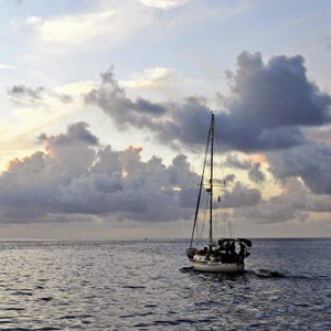 The Saltbreaker heading out to sea