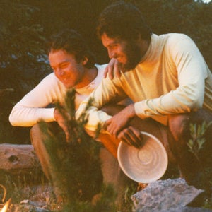 Don (left) and Steve on a backpacking trip in Maroon Bells, Colorado, in 1980
