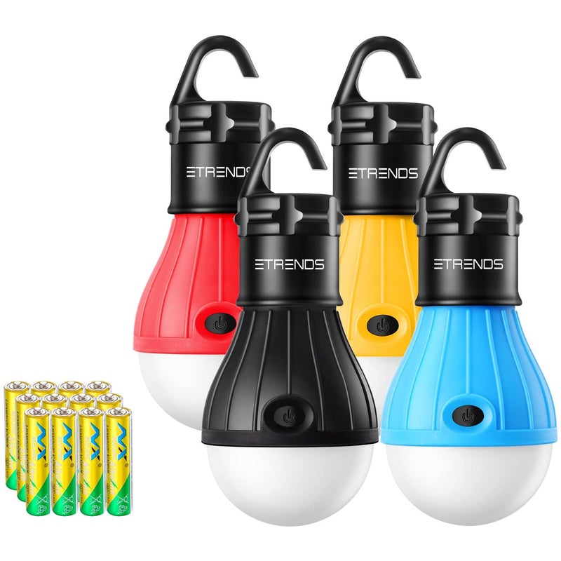 It’s a frosted plastic LED lightbulb with batteries and a hook. And it’s genius.