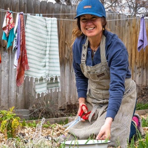 Griffith relies largely on vegetables (preferably those grown in her own garden) and meat from her local butcher.