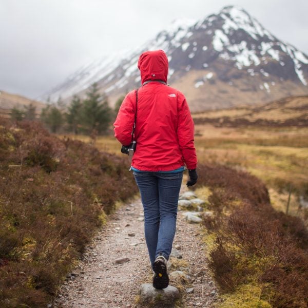 Think of all those blustery, rainy long walks that at the time might have felt arduous but at the end left you feeling elated.