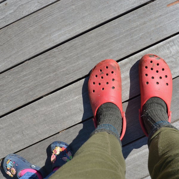 Crocs, for however ugly they are, serve a vital purpose during these times: they’re perfect for the outdoors. They’re ugly and can get dirty.