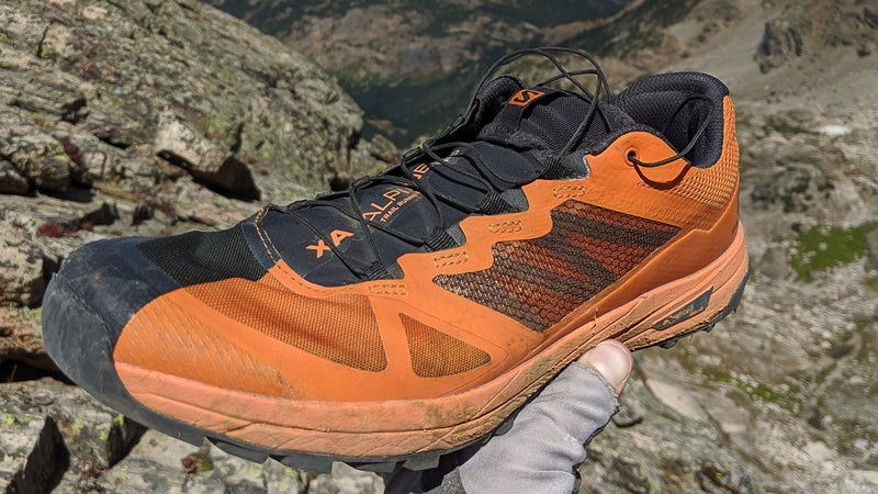 The X Alpine Pro is the most agile Salomon option. It’s marginally wider, more cushioned, and less stiff than the Bushido.