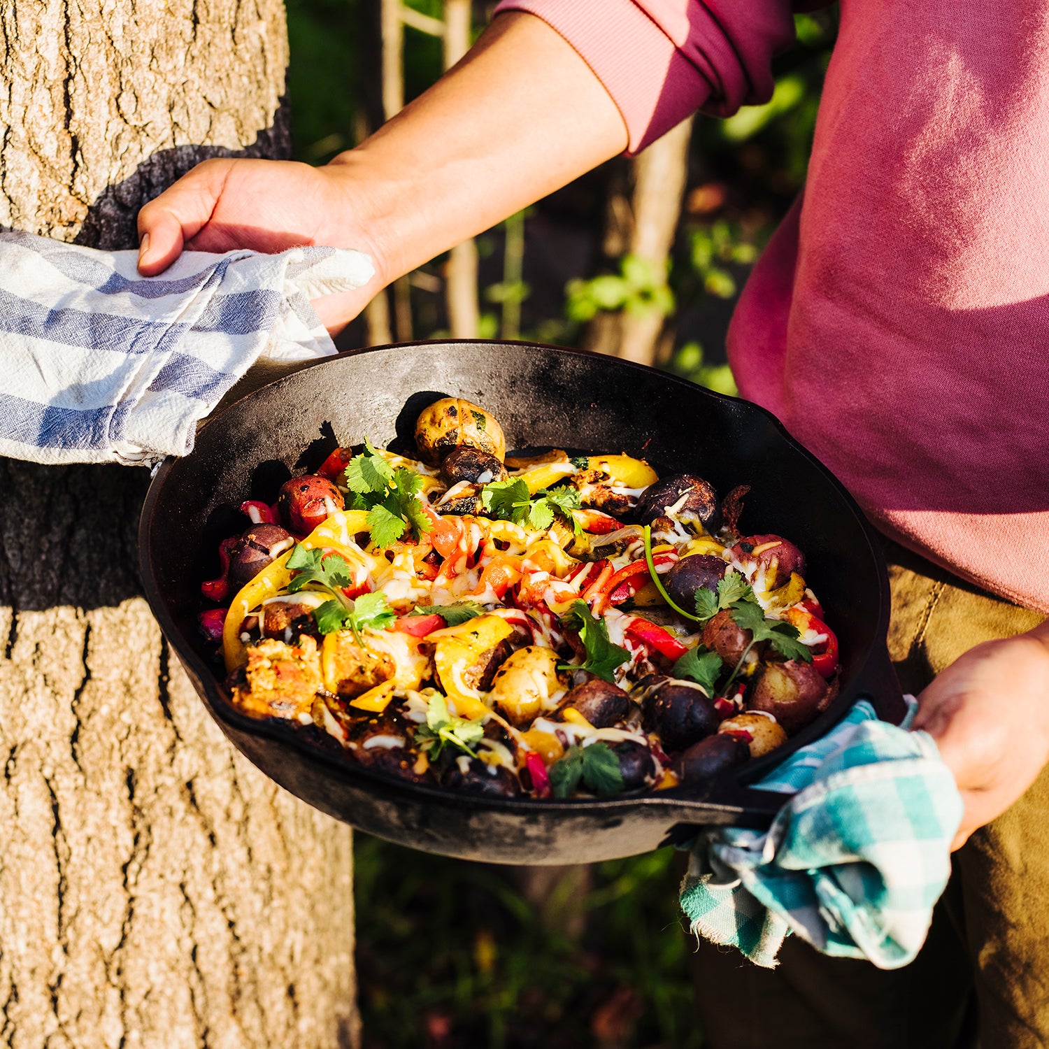 Camp food tastes better.