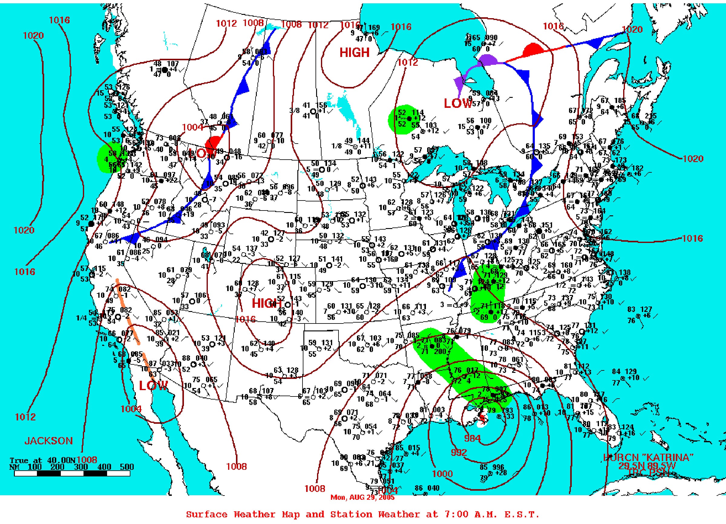Us Surface Weather Map How To Read A Surface Weather Map - Outside Online