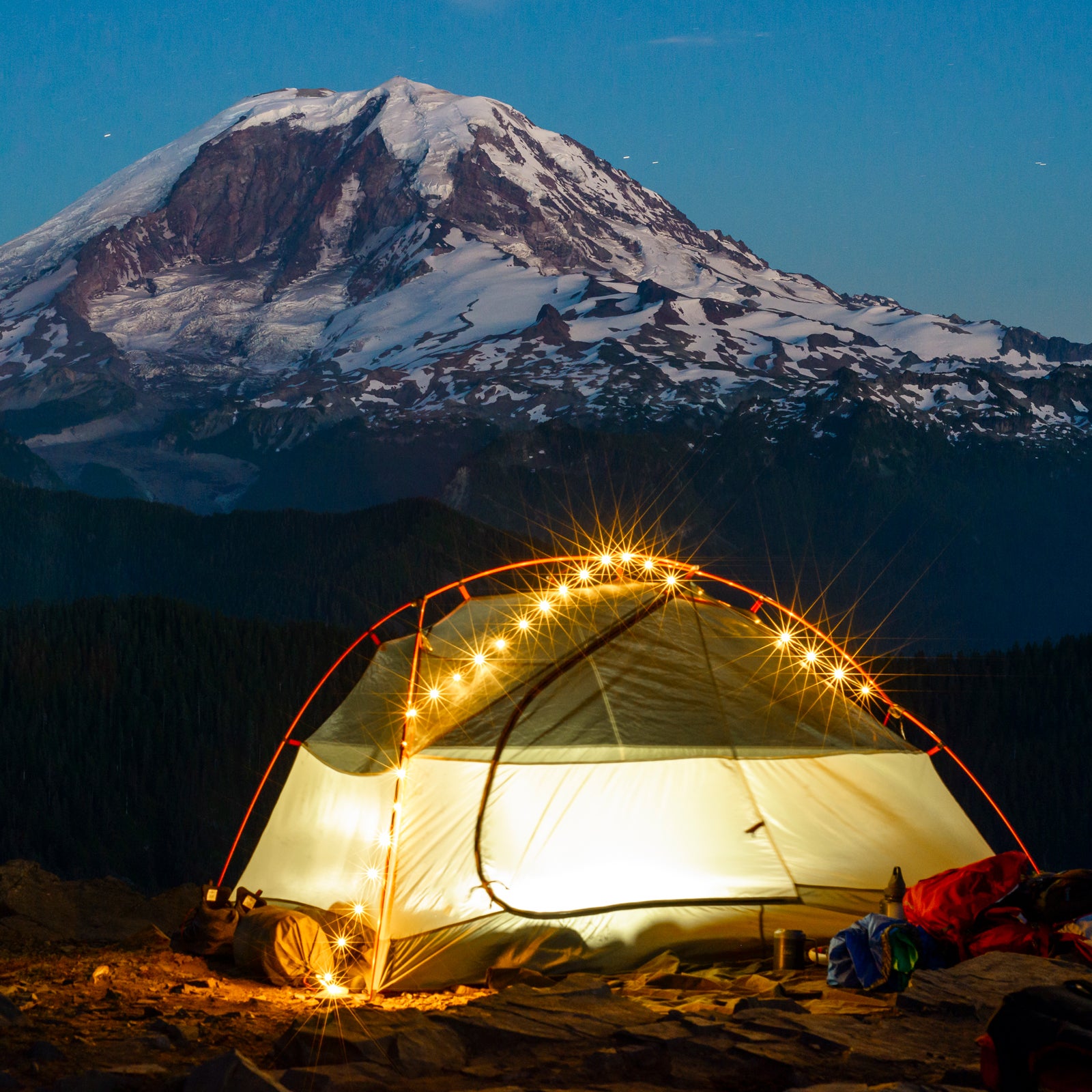 More people than ever before are seeking out yurts, treehouses, Airstreams, and other luxury camping amenities. And they’re bringing with them cushy gear and creature comforts to make their stay a maximally relaxing experience.