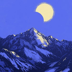 What would it be like to experience an eclipse from the summit of a high peak?