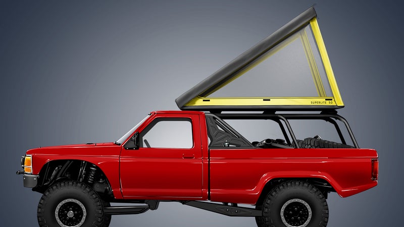 A SuperLite 50 mounted to the company's NORRA race truck.