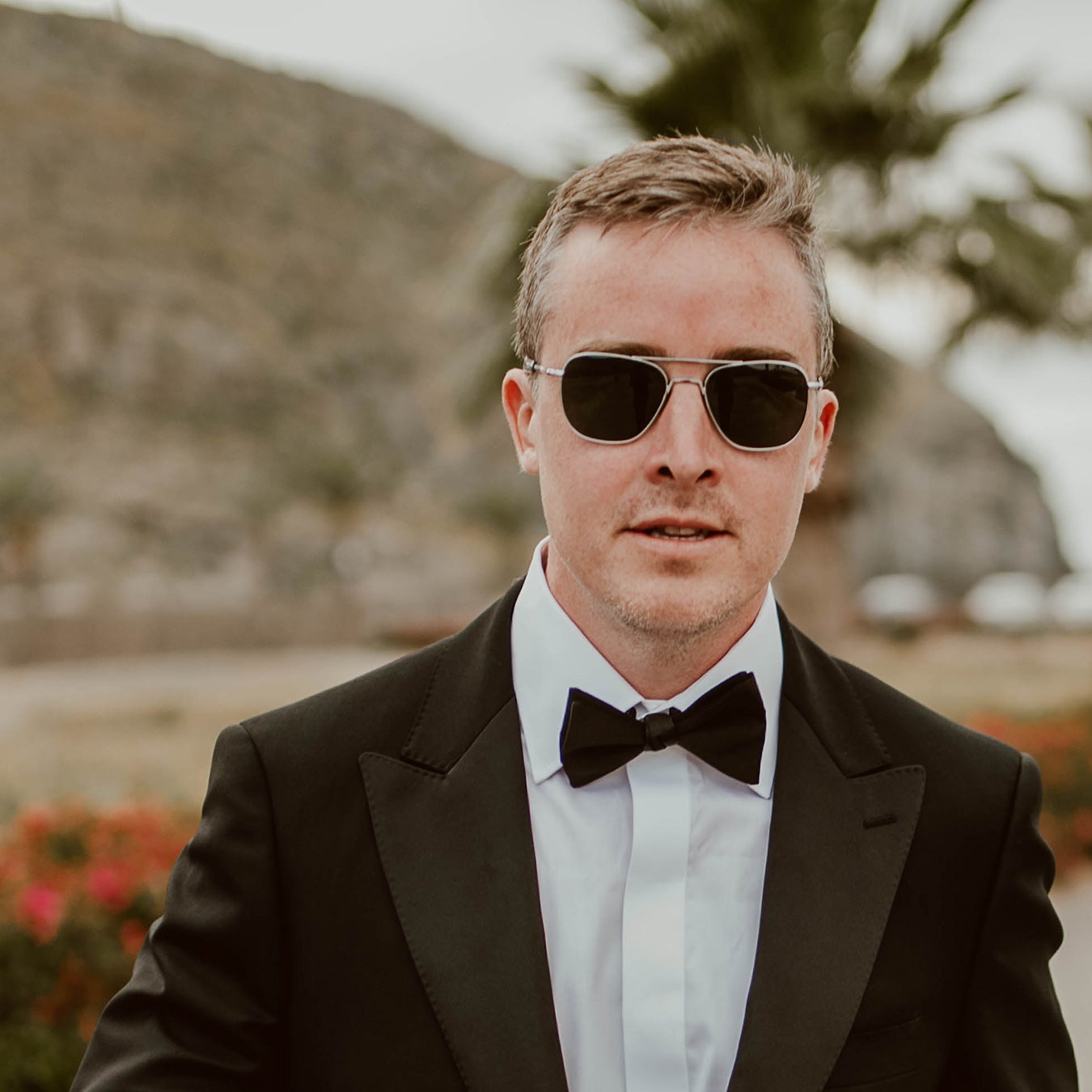 Siler just before his wedding