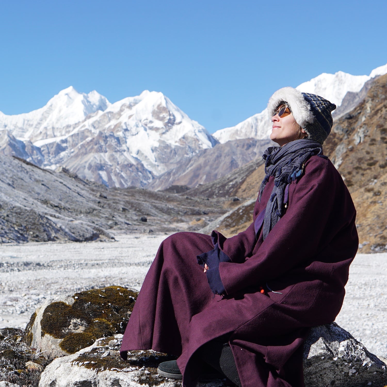 Elise Wortley in the Himalayas
