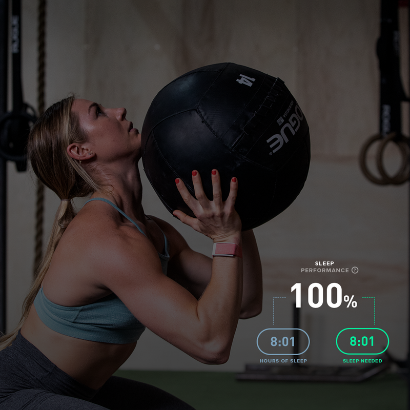 Brooke Wells uses her sleep data to help determine how hard to push herself in training the next day.