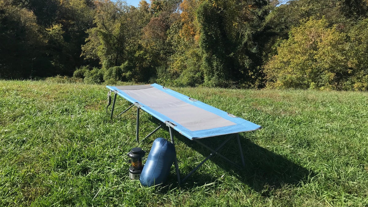 A Camp Cot Is the Key to Sleeping Well in the Woods Outside Online