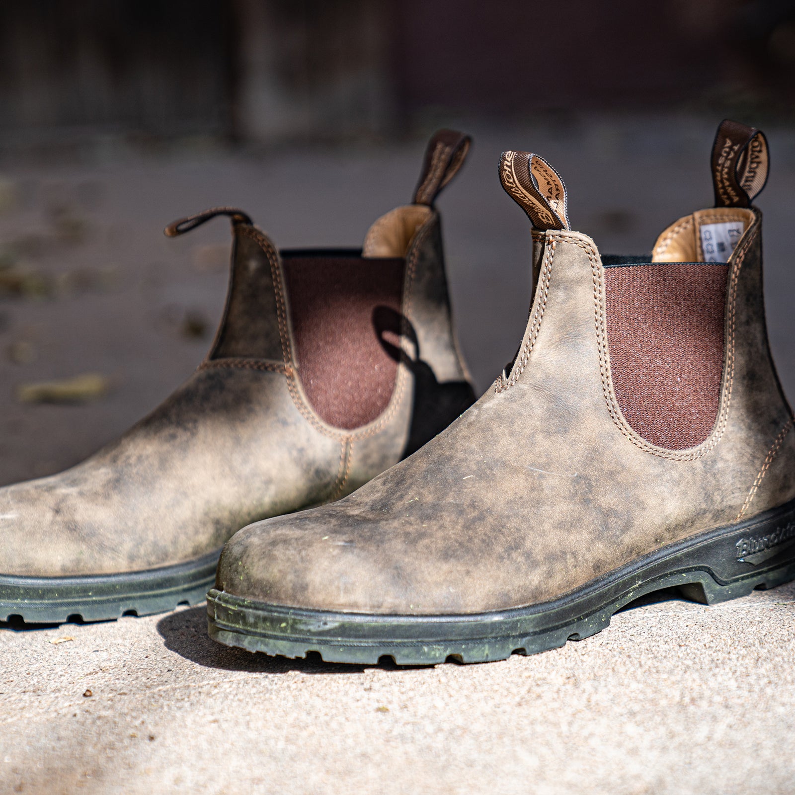 Like all leather products, Blundstones take on a nice patina over time. They actually look better after some scrapes, spills, and miles.