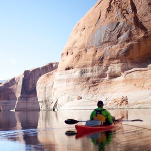 Clear Creek is a tributary of the Escalante River, which is a tributary of the Colorado River, which started to become a lake in 1963, which is why we made this trip: to see what’s still left of Glen Canyon.