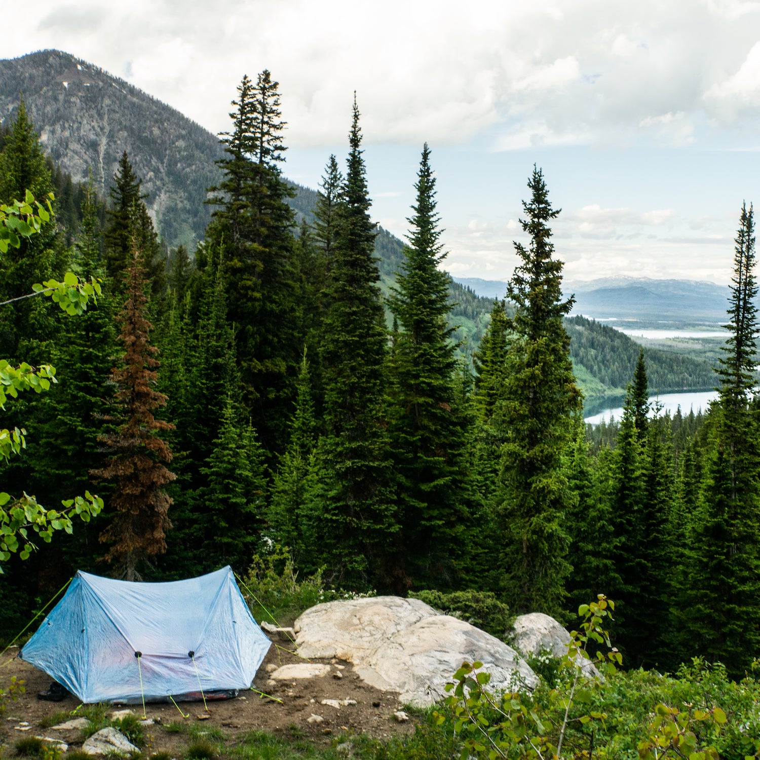 Campsite view at Lower Paintbrush Canyon