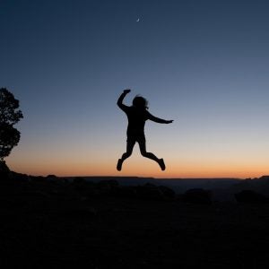 Jumping Silhouette