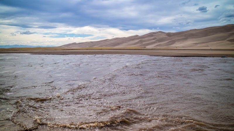 Medano Creek in Great Sand Dunes National Park and Preserve, Colorado