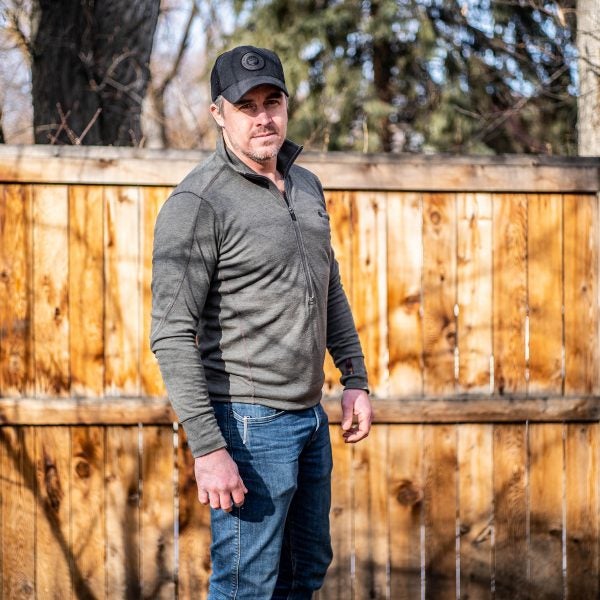 Bozeman, Montana, saw a high temperature of just 27 degrees today, but I was comfortable working outdoors with only a base layer and the Kora Xenolith on the top half of my body.