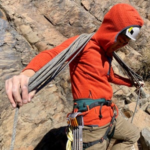 The R1 air is a fantastic sweat-wicking midlayer, it almost works too well.