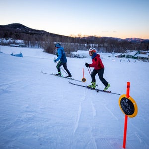 Ben Eck and Jerimy Arnold were the finalists in an uncommon event: the second annual Last Skier Standing race.
