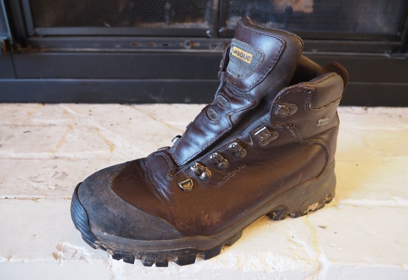 The author’s boot after the entire care process