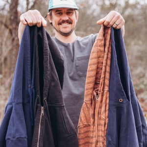 I wore dozens of different styles to get here, ranging from highly technical soft shells to heavy-duty hemp constructions, and ended up winnowing the candidates down to simple cotton or cotton-hybrid pieces.