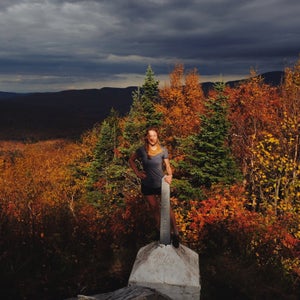 When COVID-19 cases dipped in Vermont early last fall, Darren Sirkin joined Katelin Reeser (pictured) on the Long Trail, the country’s oldest established long-distance trail.