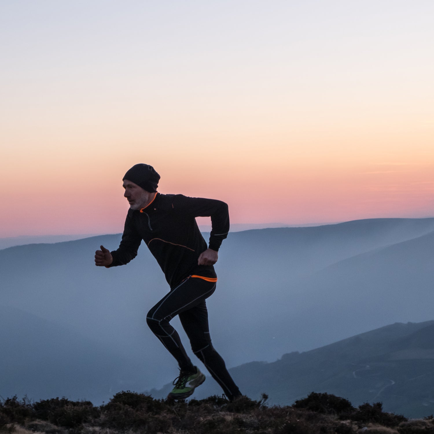Sprinting In The Sunset