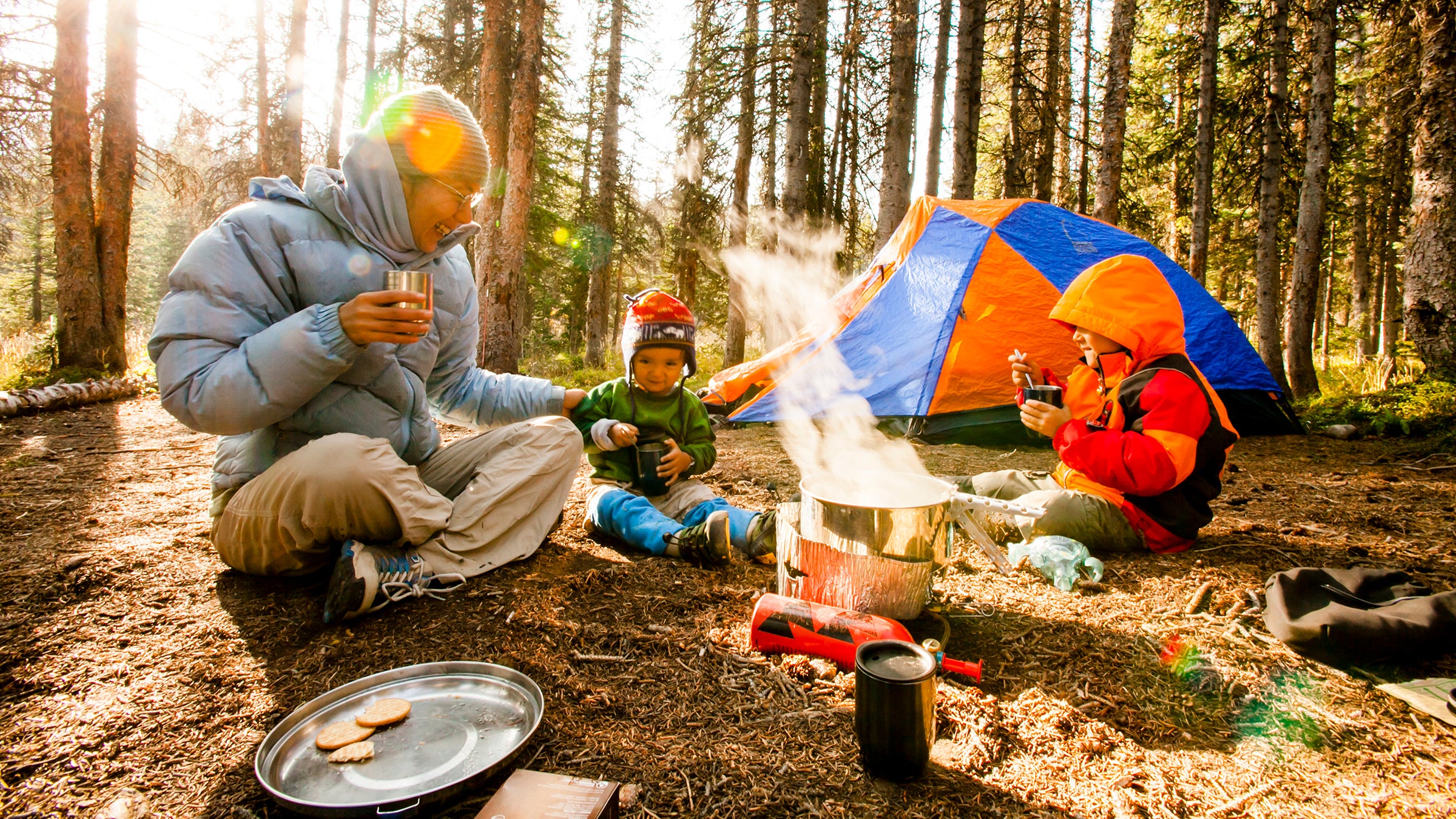 hiking gear kit