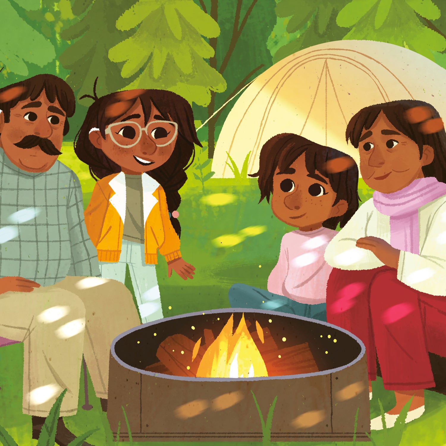 Fatima’s Great Outdoors, tells the story of a young immigrant girl who goes camping with her family after a particularly tough day at school.