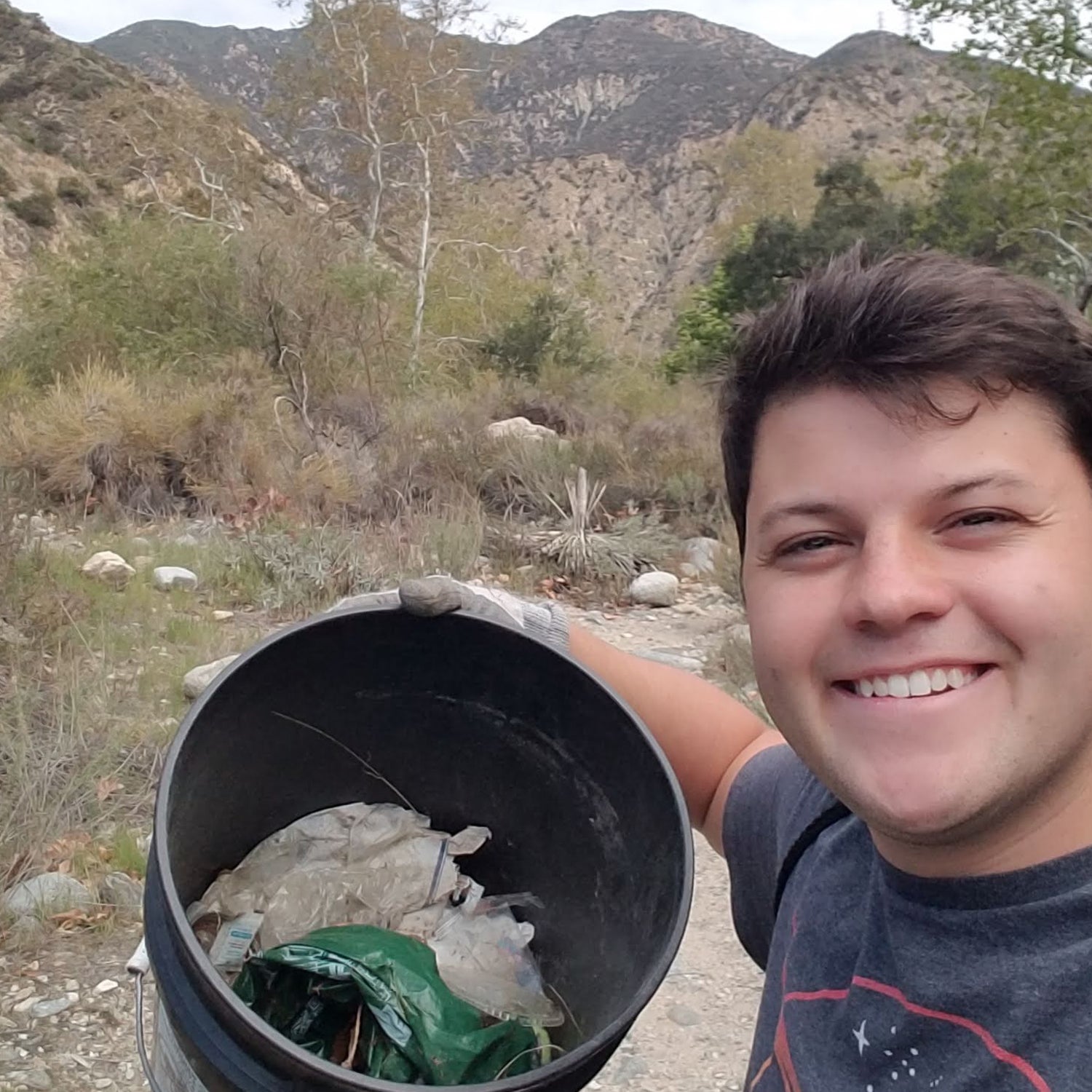 Edgar McGregor started picking up trash in Eaton Canyon in May 2019 and kept going back until the park was clean 589 days later.