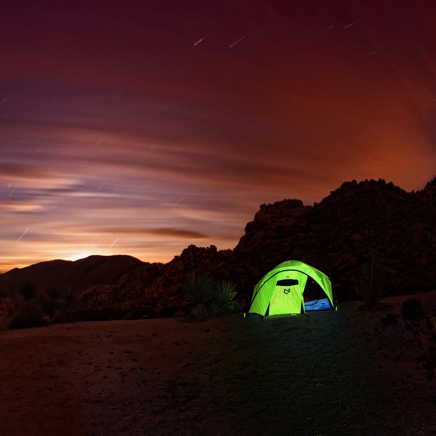 Moonrise in Joshua Tree.