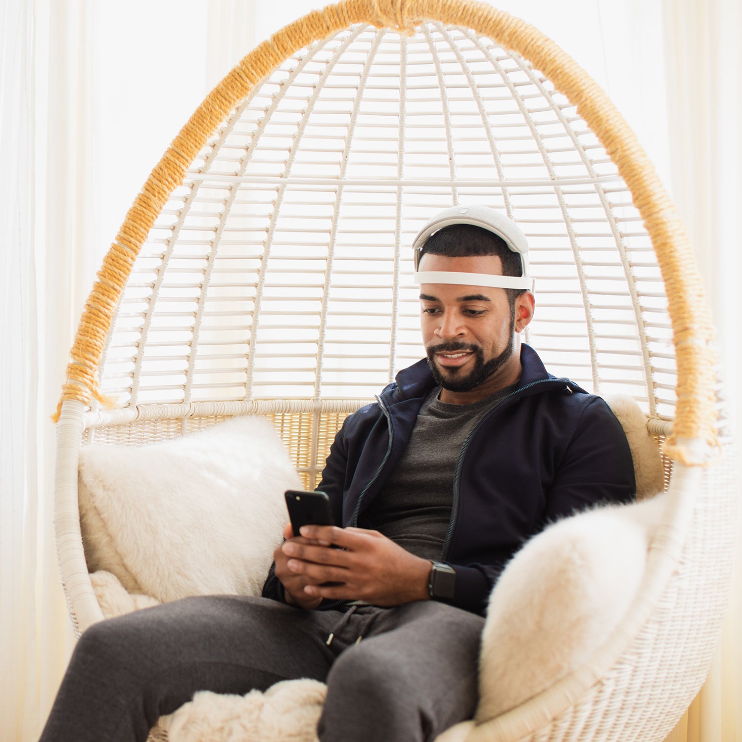 The funky-looking headband made by the company URGOtech is essentially an at-home electroencephalogram (EEG) machine.