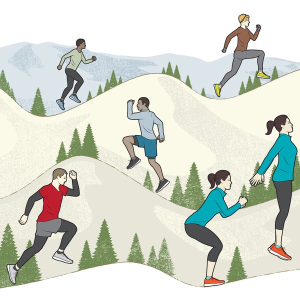 Adding an uphill workout to your week will help with balance, strength, and agility.