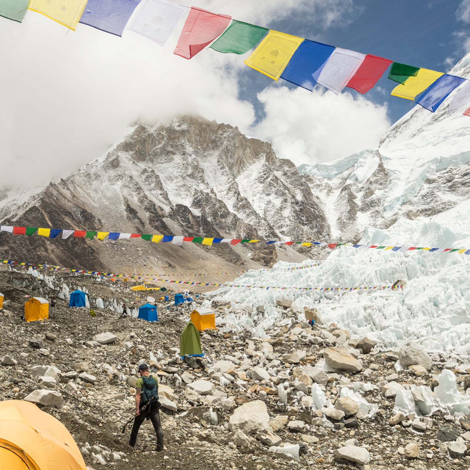 Prayer Flags At Everest Base Camp