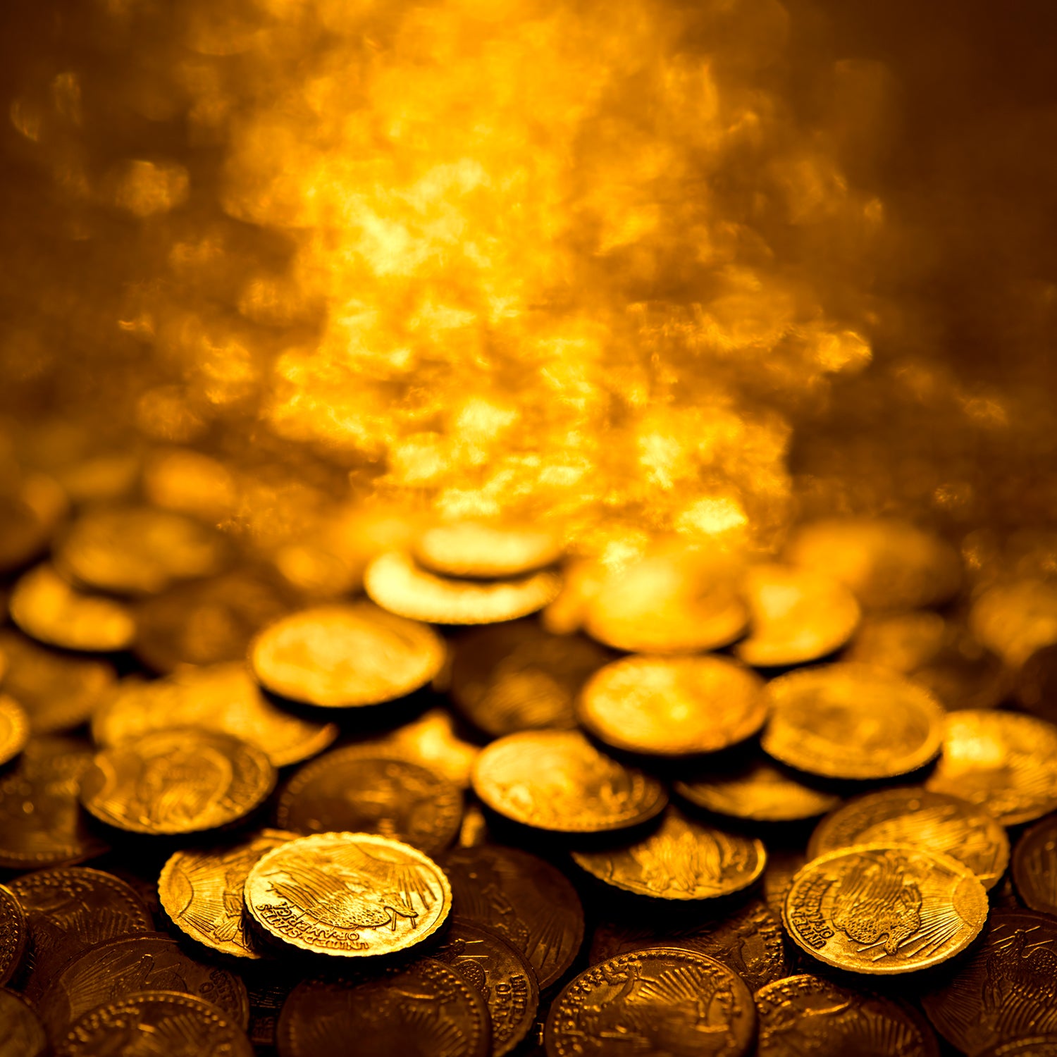 Gold coins