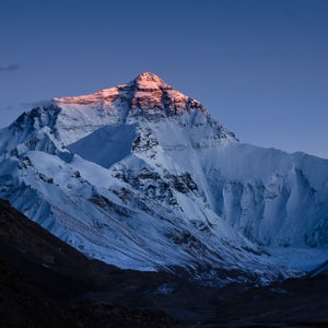 Sunset on Mount Everest