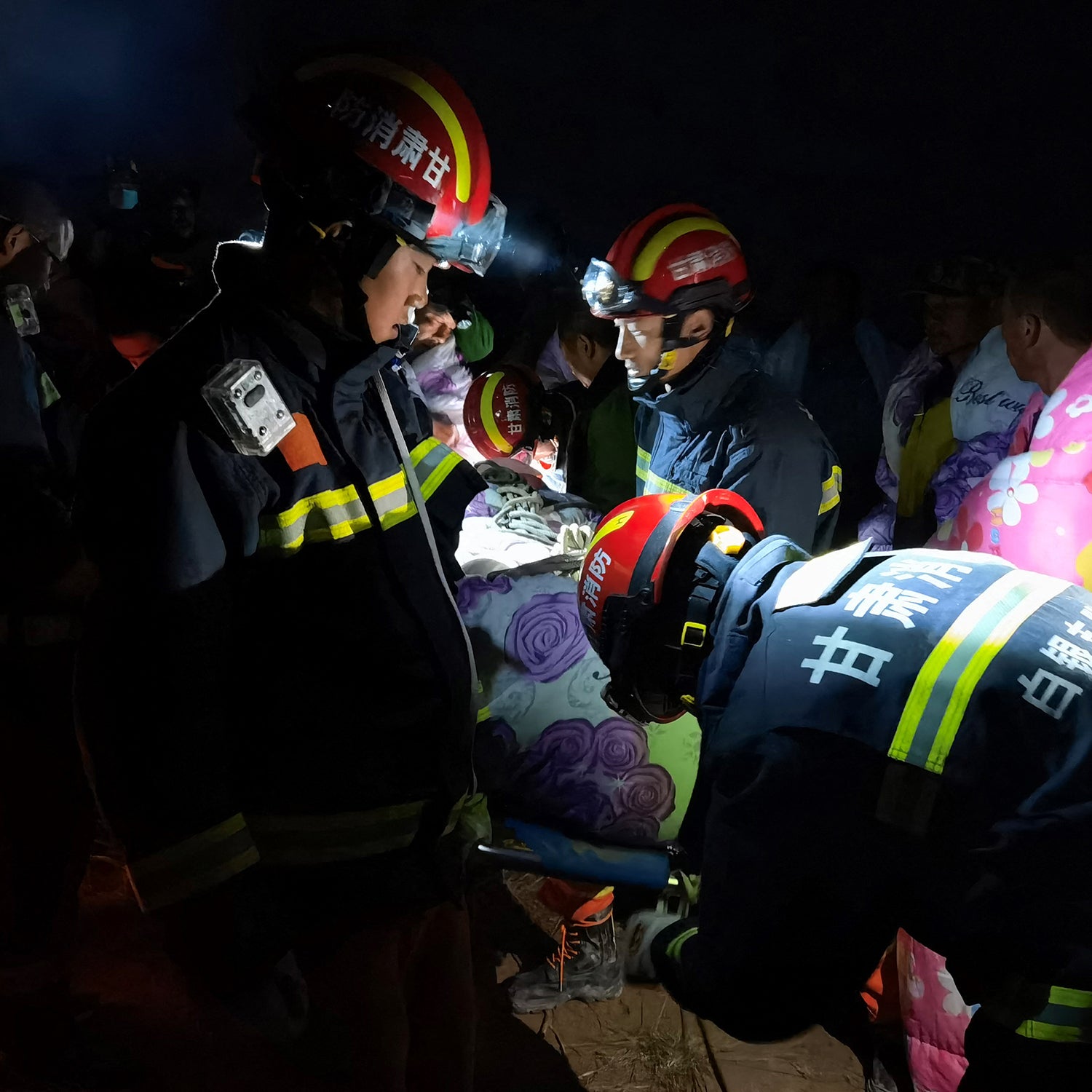 CHINA-DISASTER-RACE