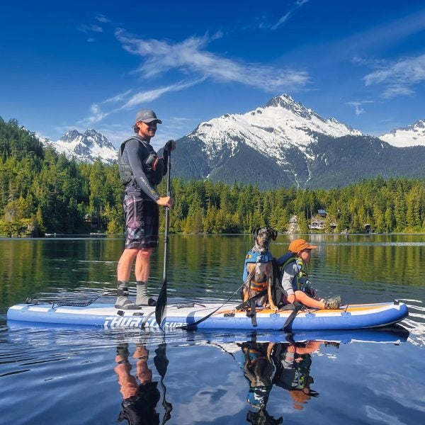 Here’s what you need to get a kid, a pup, and all your daily essentials out on the water while still staying safe.