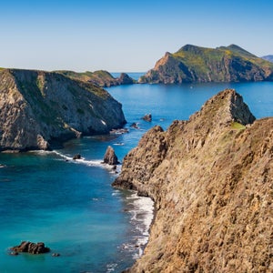 Inspiration Point view on Anacapa Island in Channel Islands National Park California
