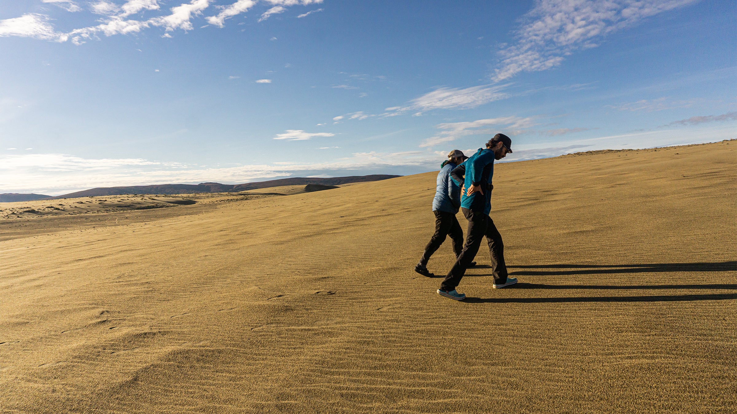 Hiking the dunes in Kobuk National Park