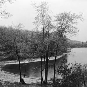 Walden Pond from Henry David Thoreau’s hut