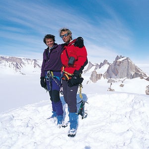Anker in Antarctica with Alex Lowe in 1997