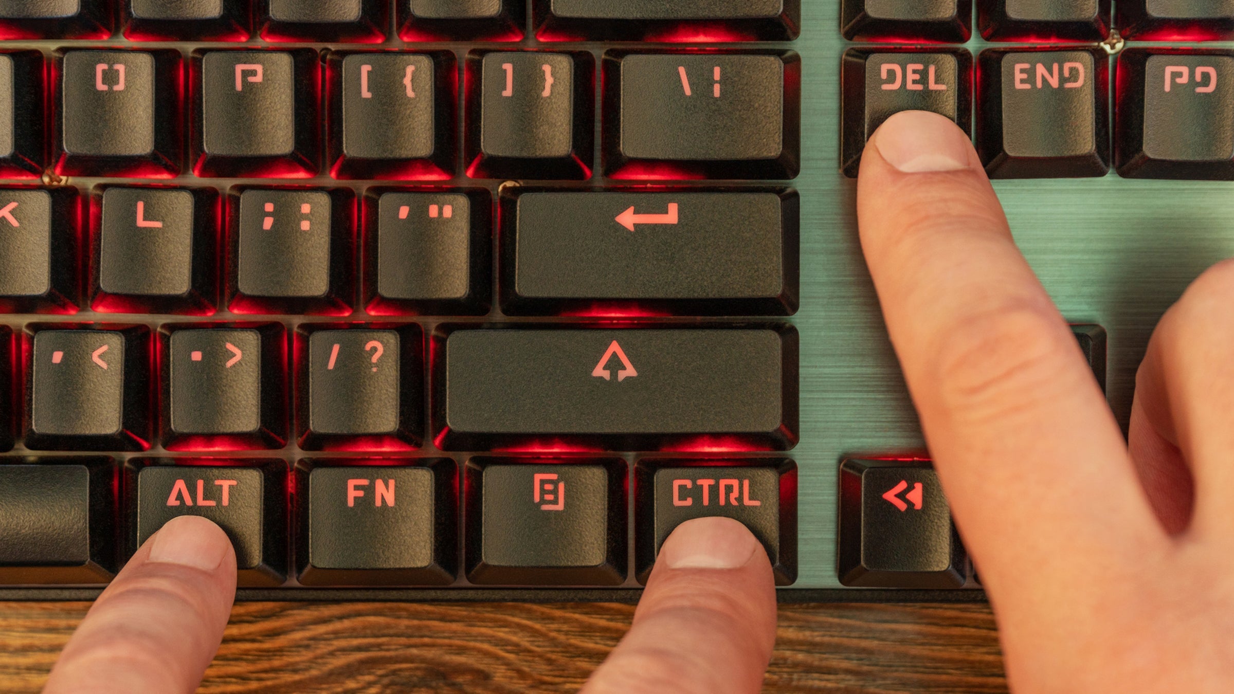 reset: ctrl, alt, delete