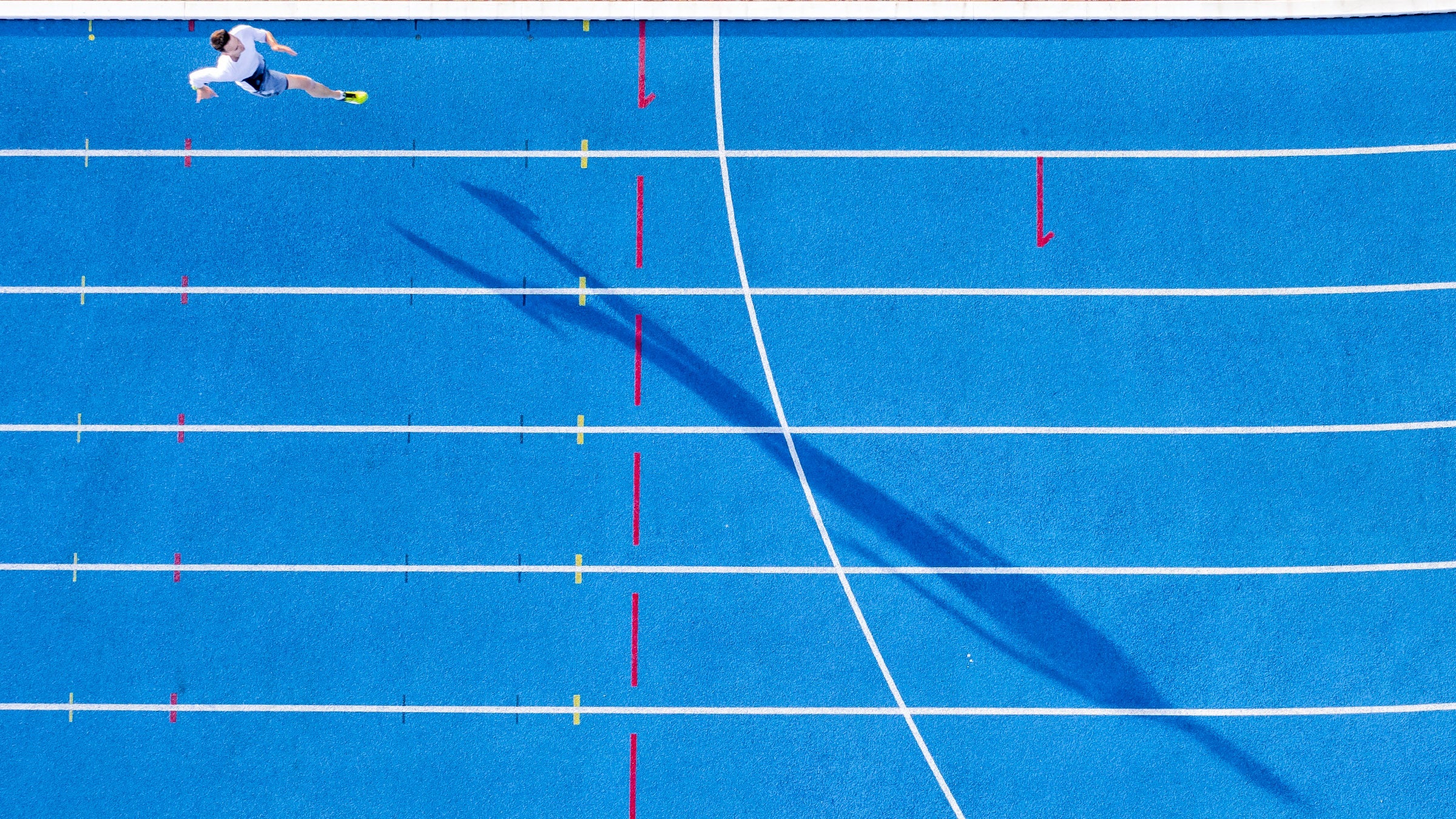 Solo miler on track