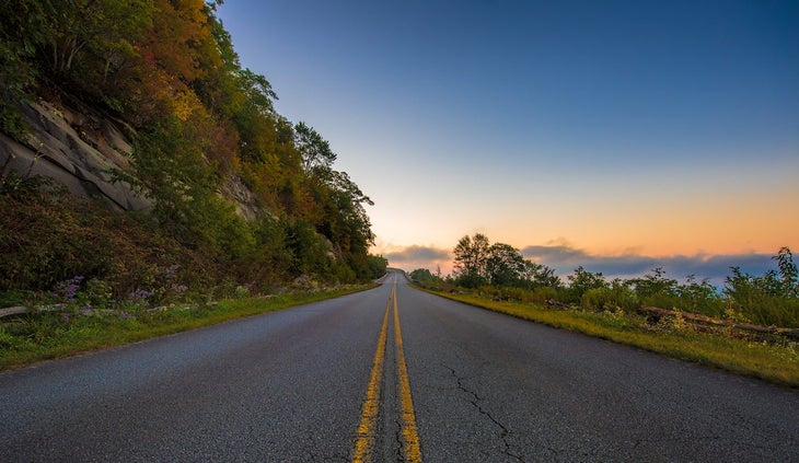 The Blue Ridge Parkway.