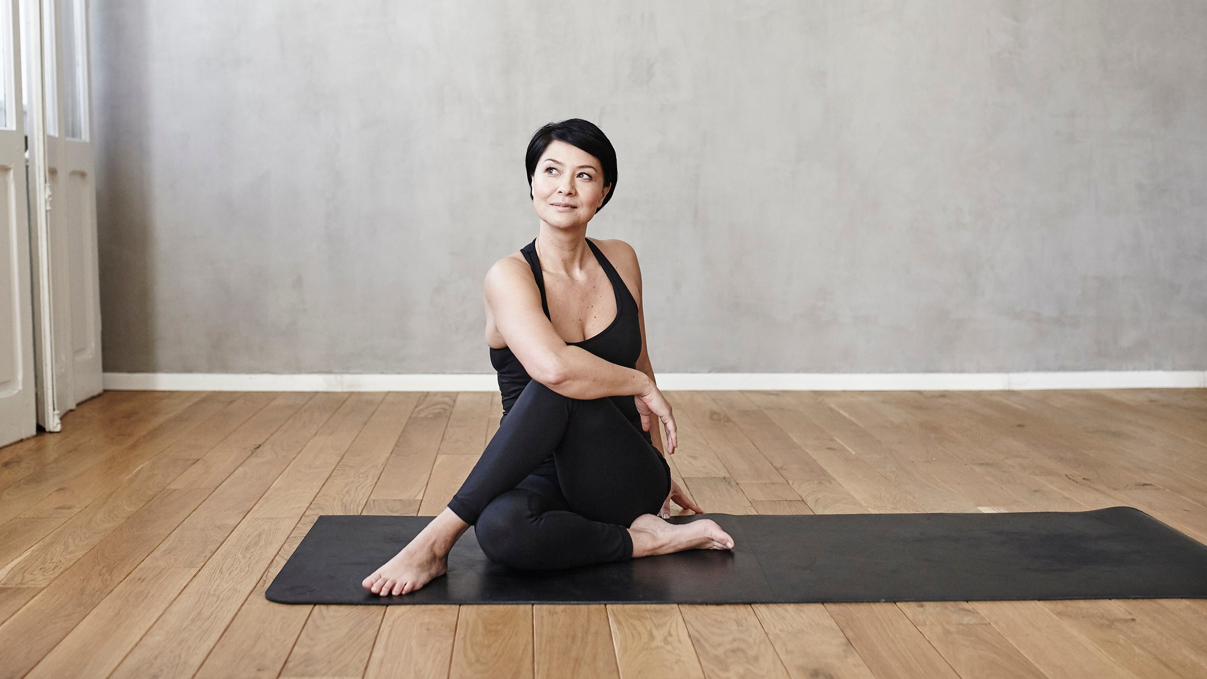 asana yoga pose as a stretch