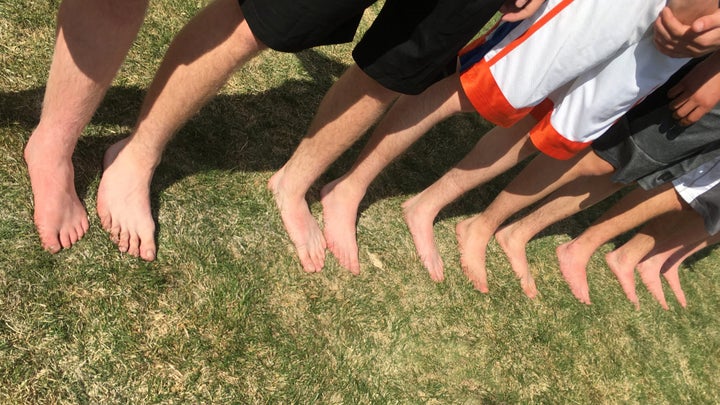bare feet